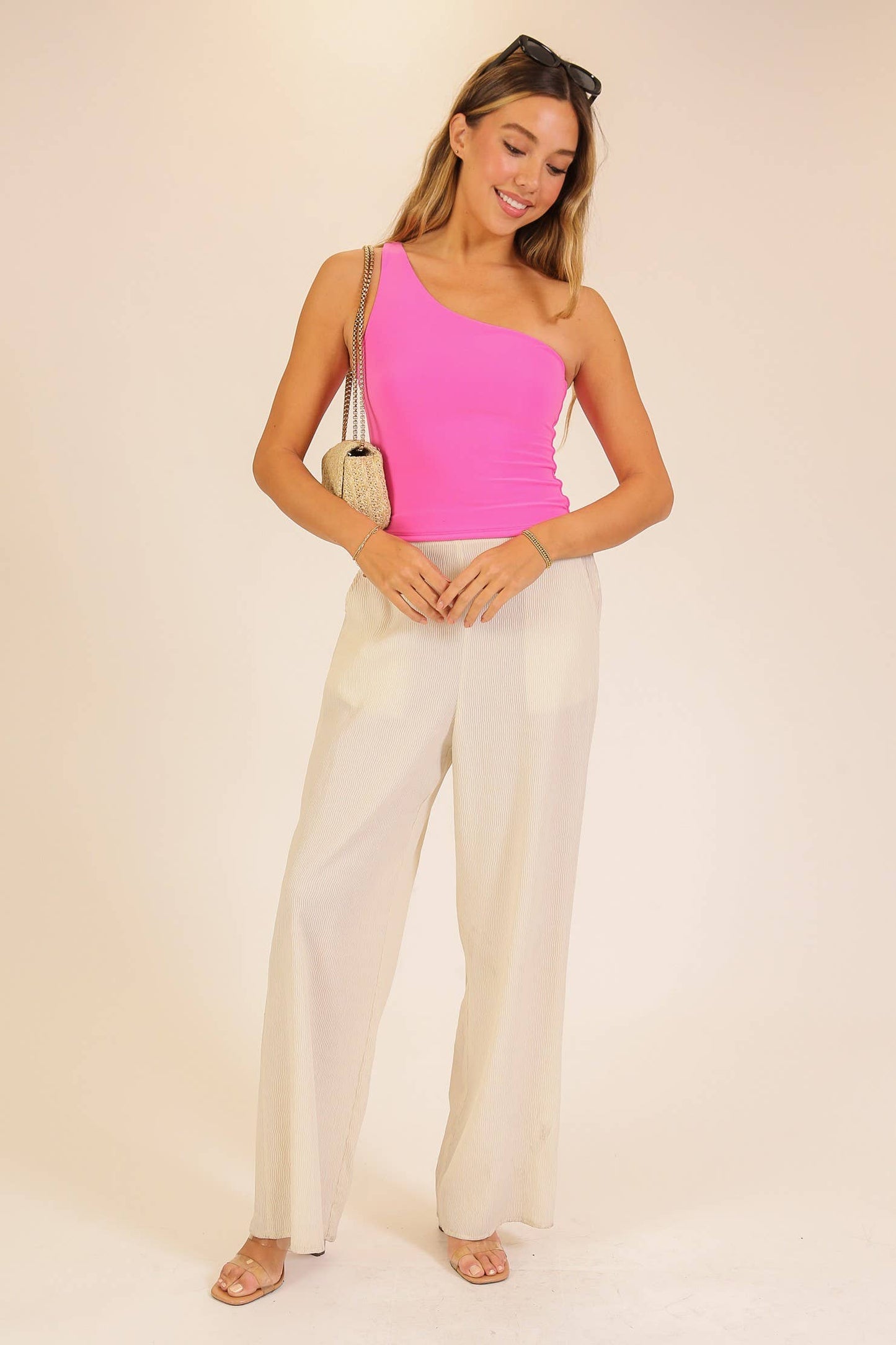 Sleek Chic One Shoulder Top 2