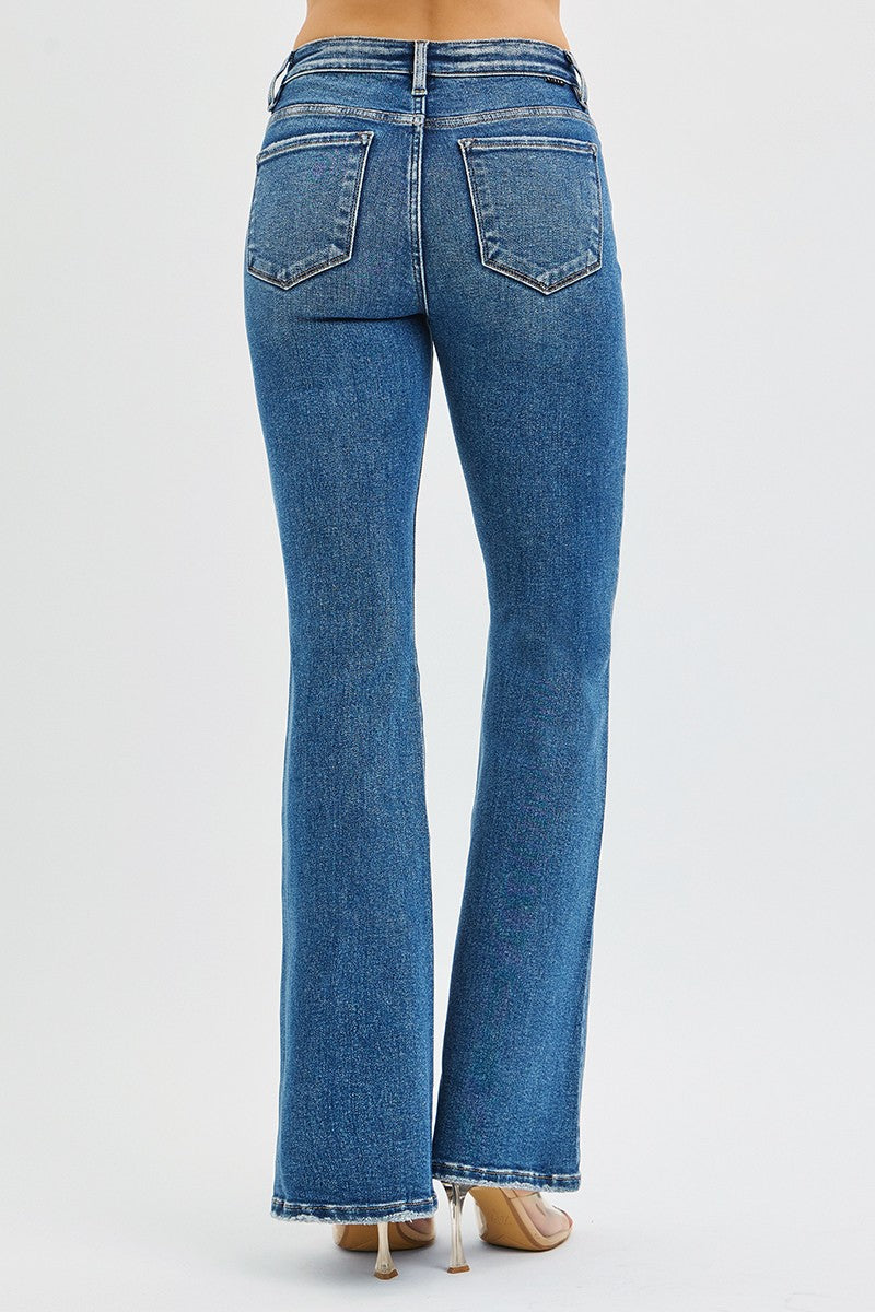 Tummy Control High Rise Flare Jeans