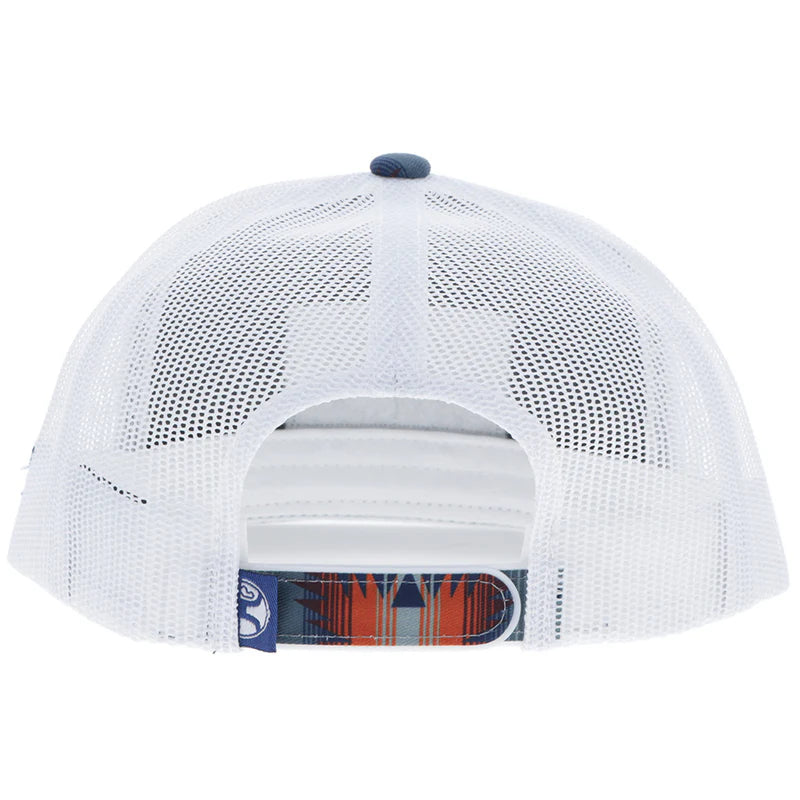 "Doc" Hat Navy/White Aztec w/Rectangle Patch