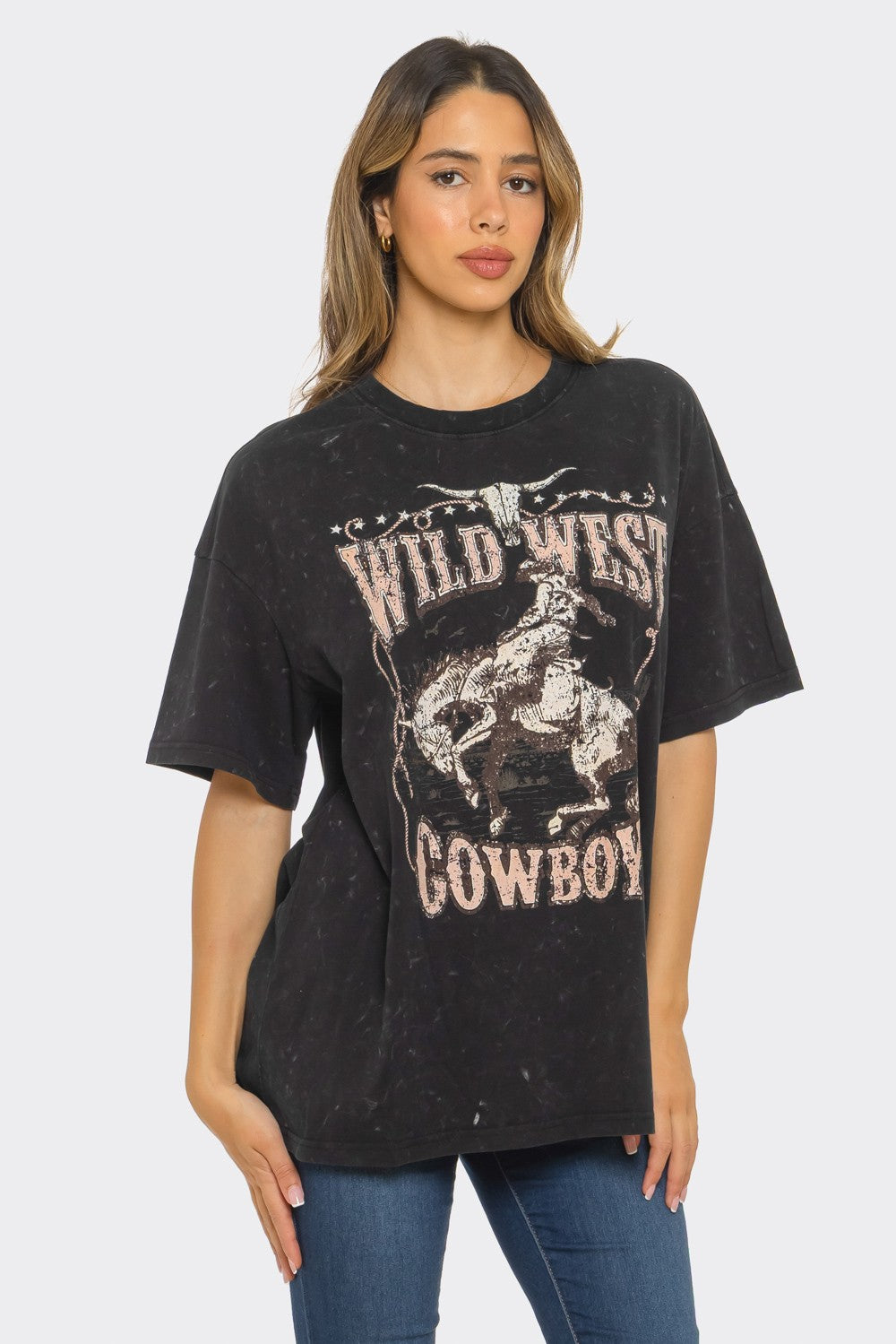 Wild West Cowboy Oversize Tee