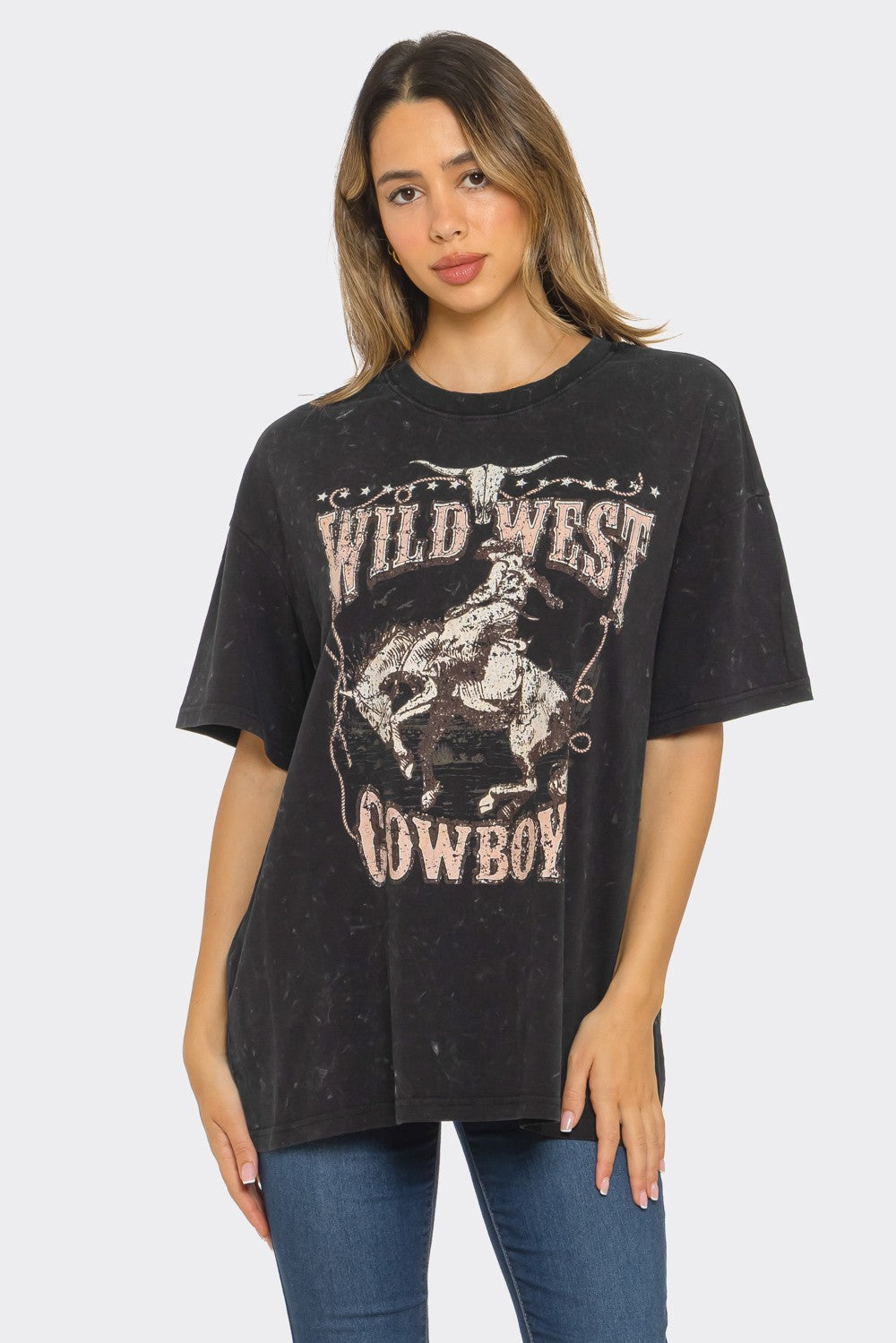 Wild West Cowboy Oversize Tee