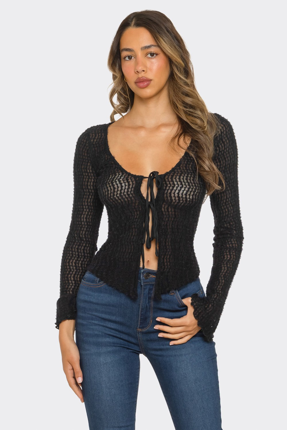 Tie Front Top