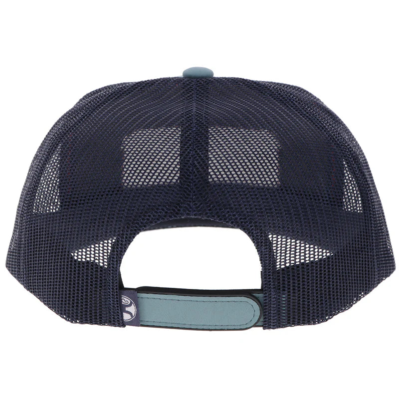 "Loop" Hat Blue/Navy w/Multi-Color Patch