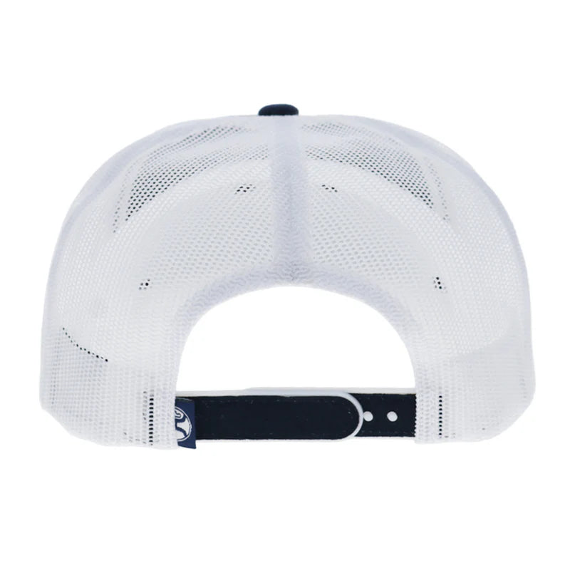 "OG" Hooey Hat Charcoal/White w/Navy Stitching
