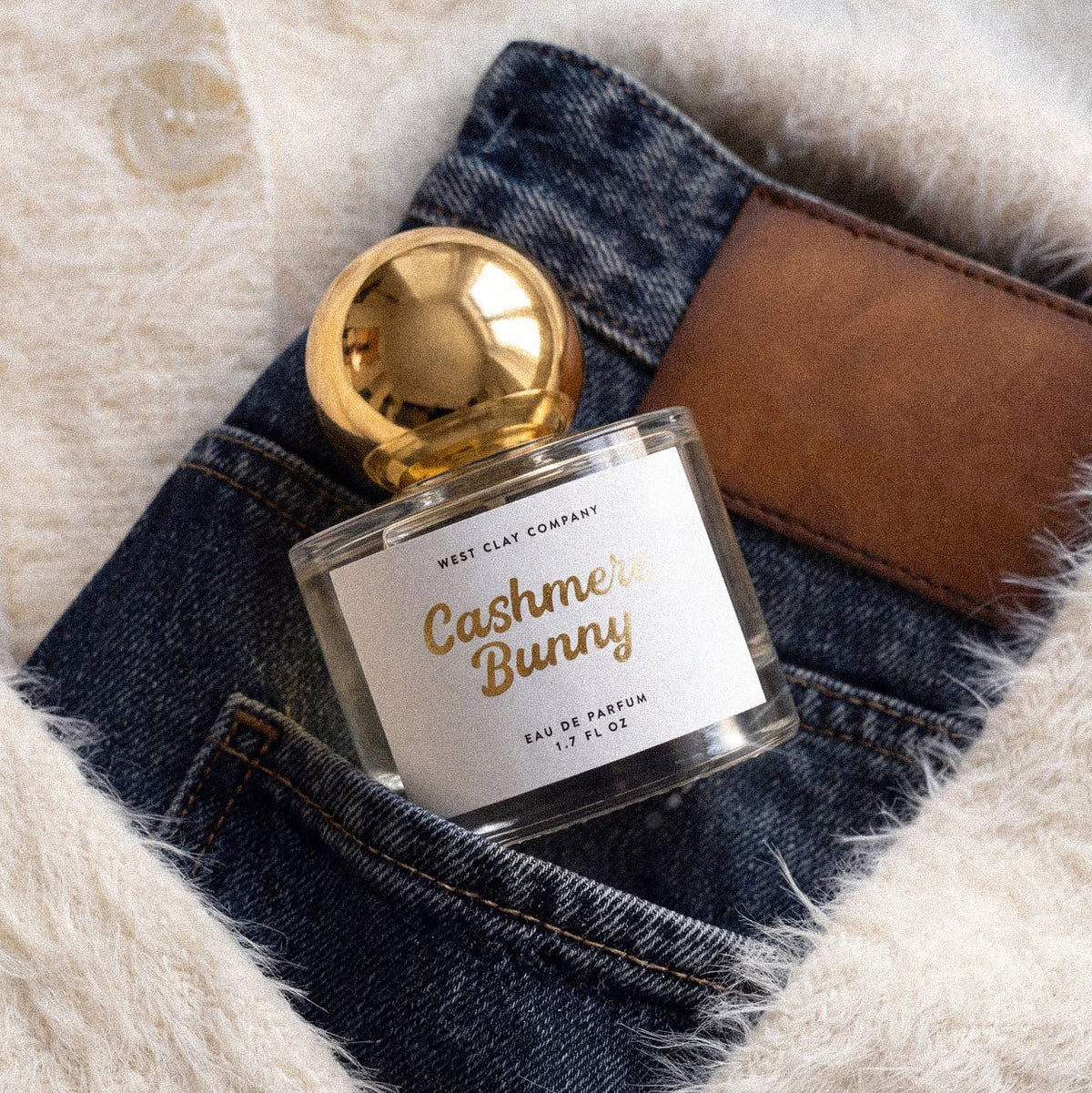 CASHMERE BUNNY Perfume with Creamy Vanilla, Suede + Jasmine