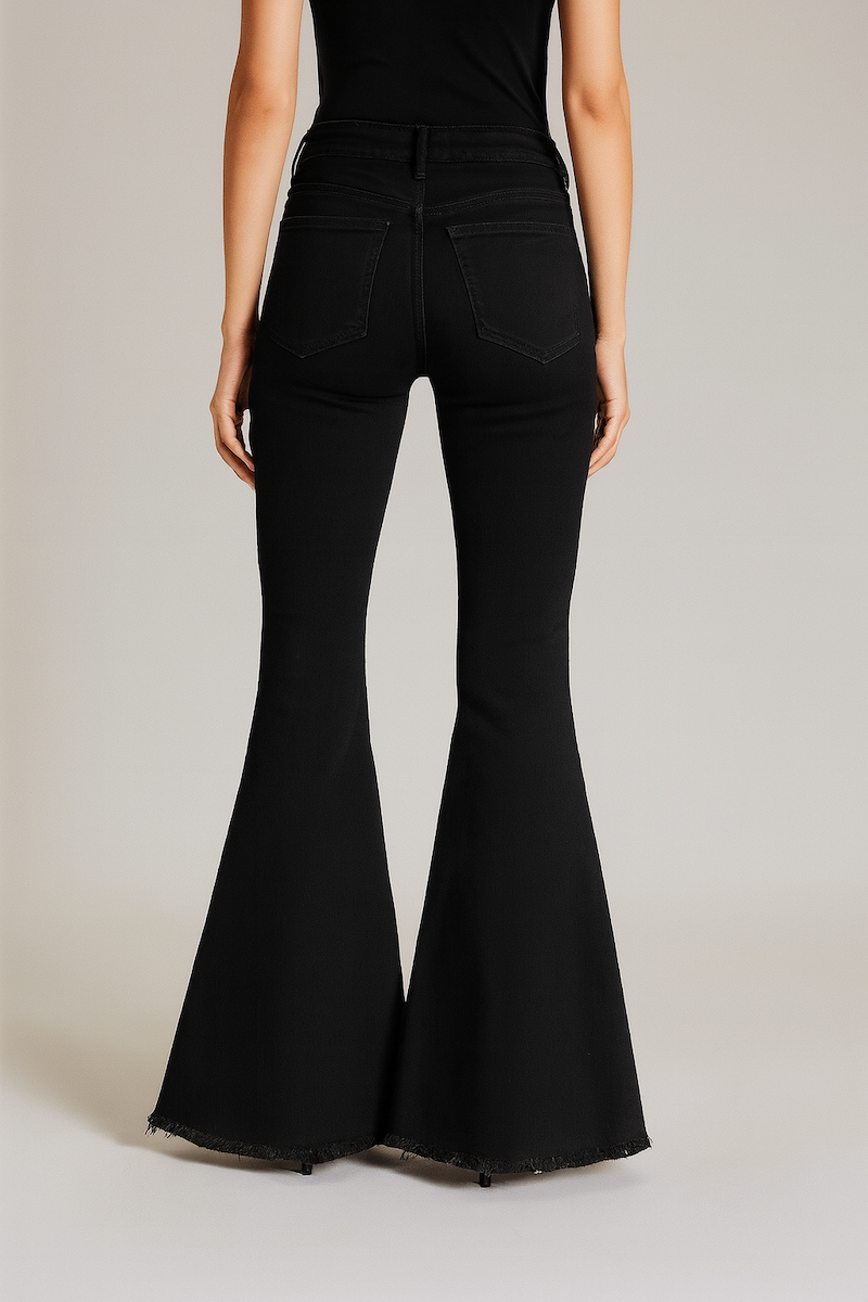 Wild West Studded Bell Bottom Jean