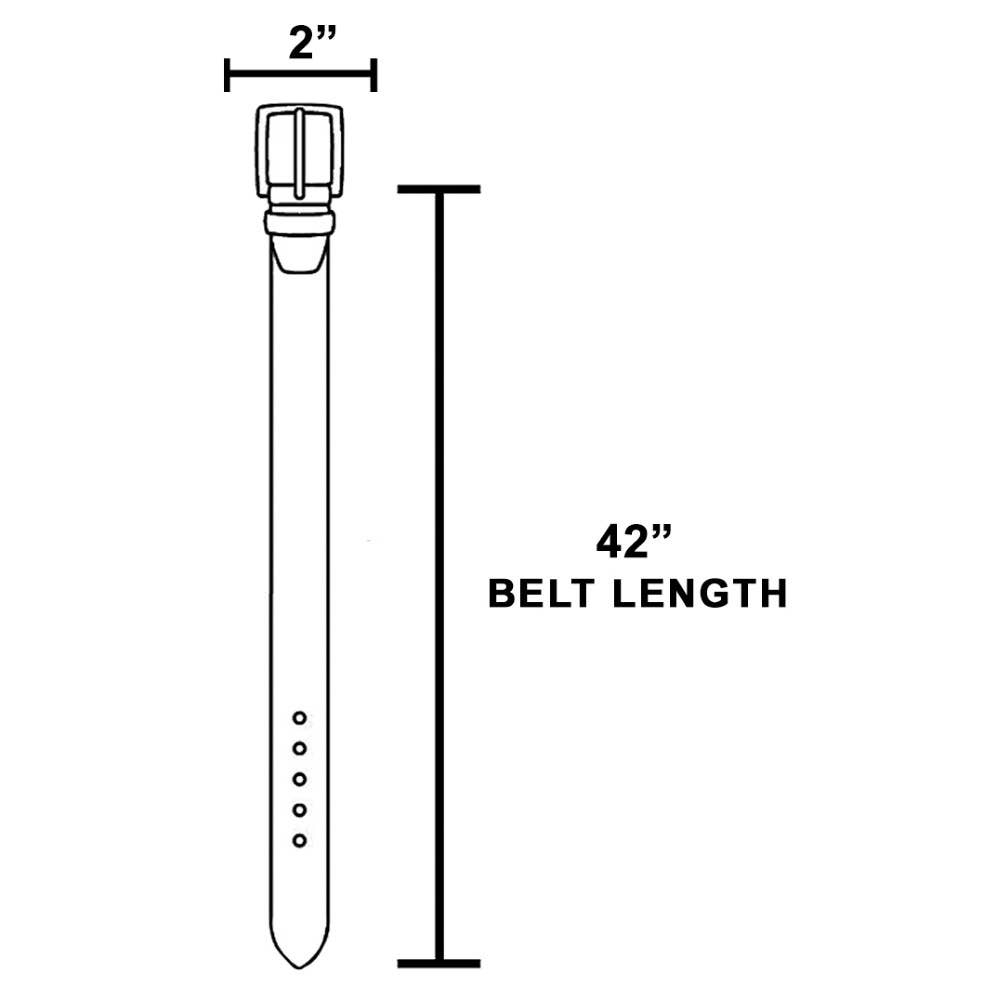 Western Concho Buckle Faux Leather Belt