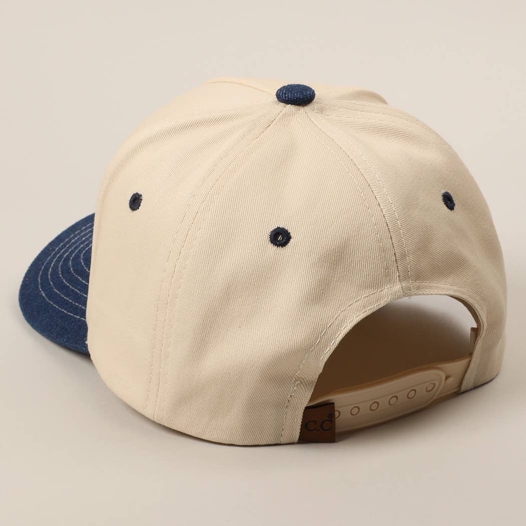 Cowboy Obsessed Letter Horse Embroidery Two-Tone Trucker Hat