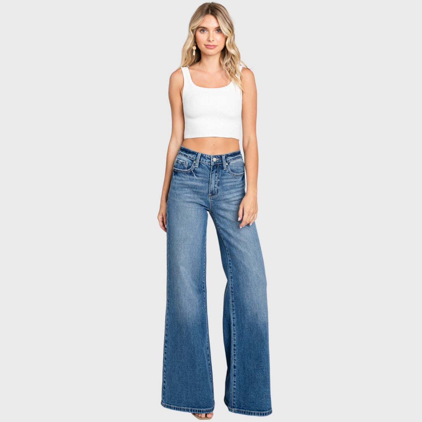 P1081F-MD SUPER SOFT TOUCH HIGH RISE COMFORT WIDE FLARE