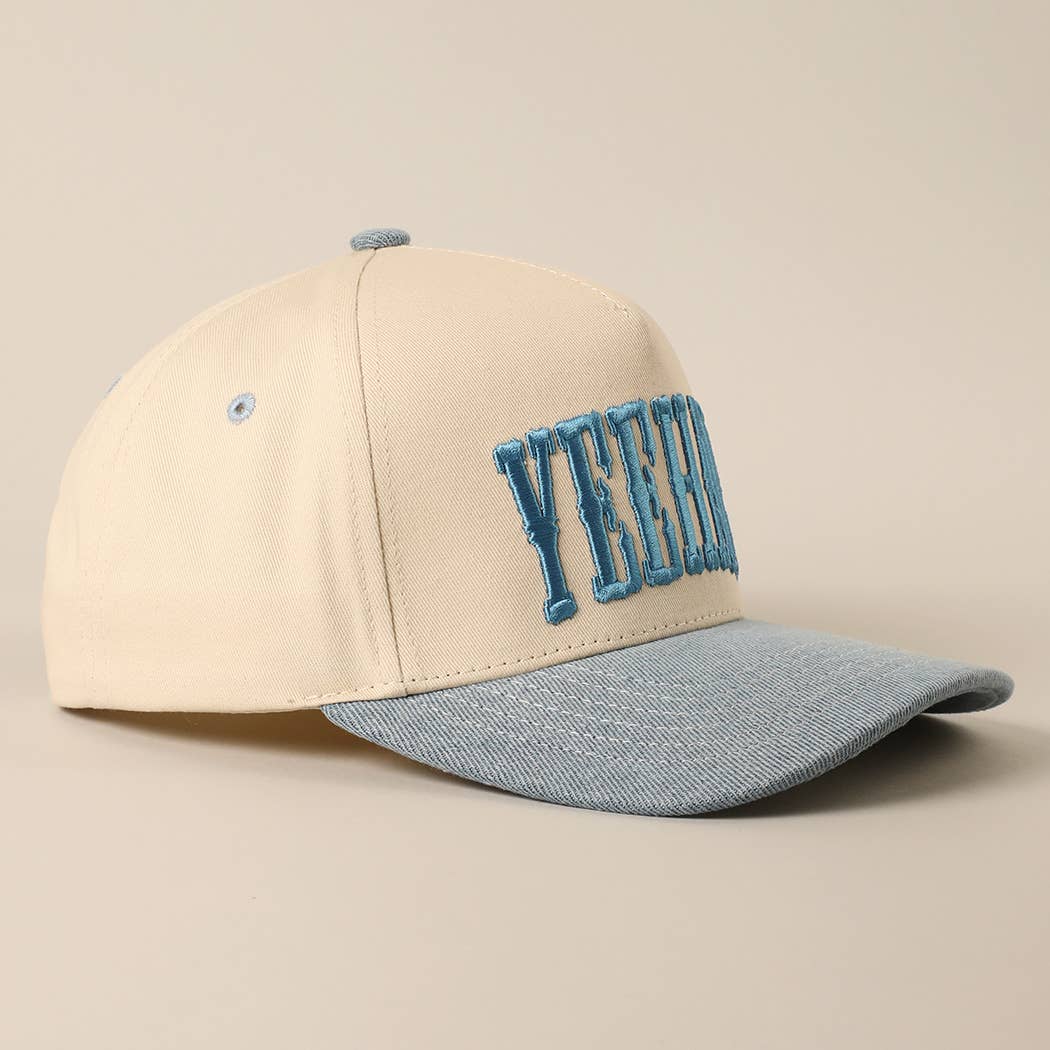 YEEHAW Two-Tone Embroidered Trucker Hat