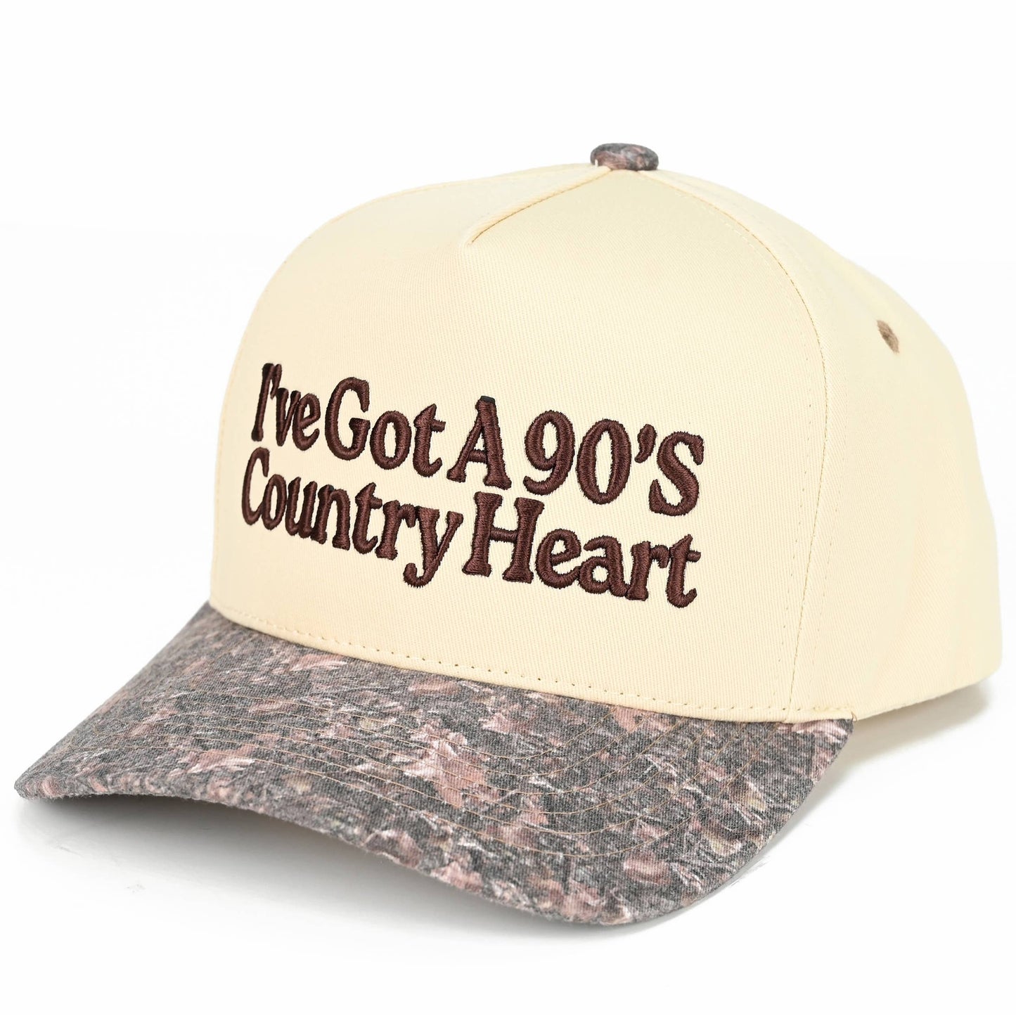 C.C I'VE GOT A 90'S COUNTRY HEART Two Tone Trucker Hat