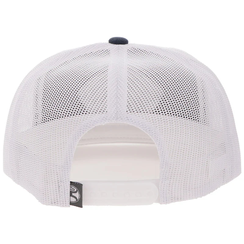 "Cavvy" Punchy Hat Grey/White