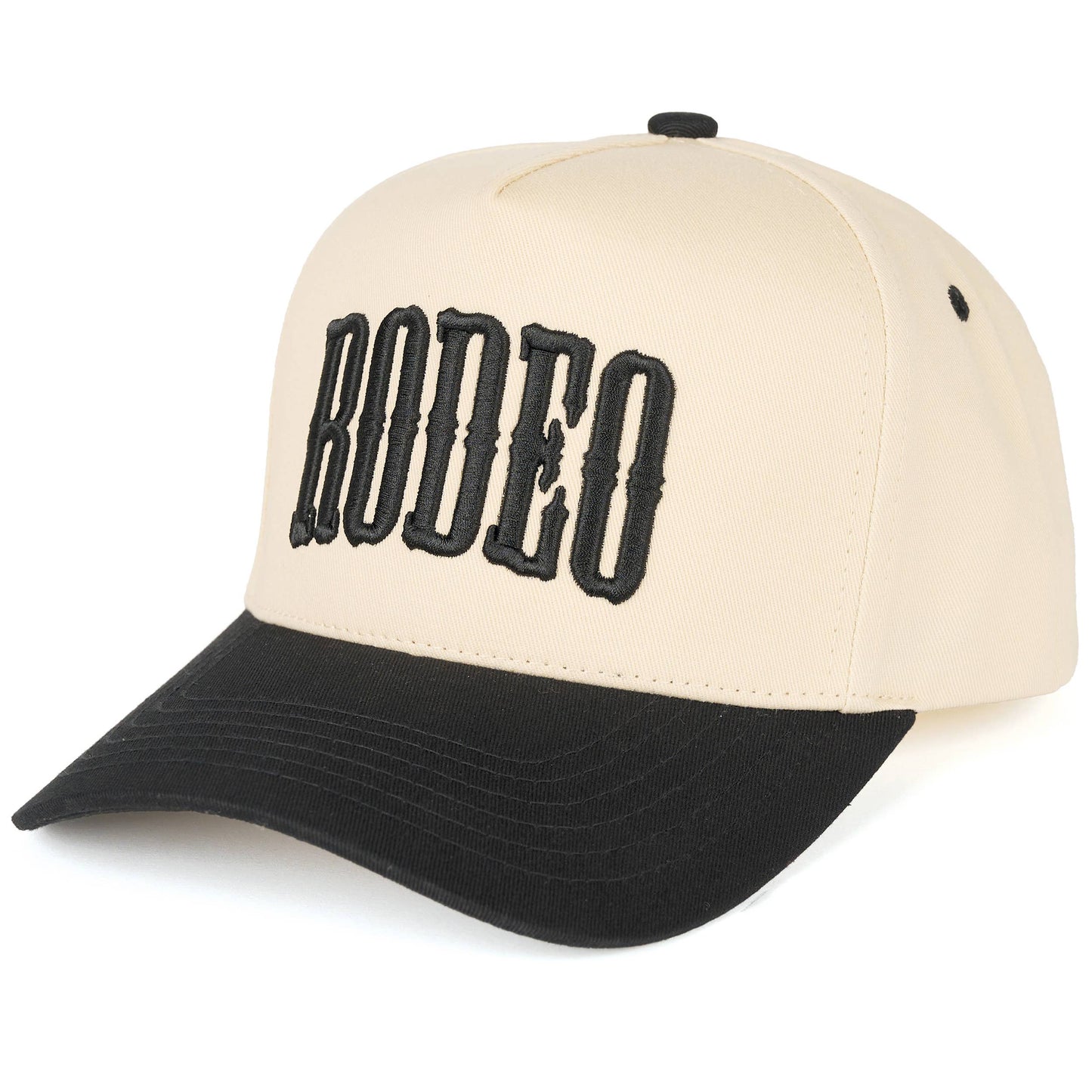 C.C RODEO Letter Embroidered Snapback Trucker Hat