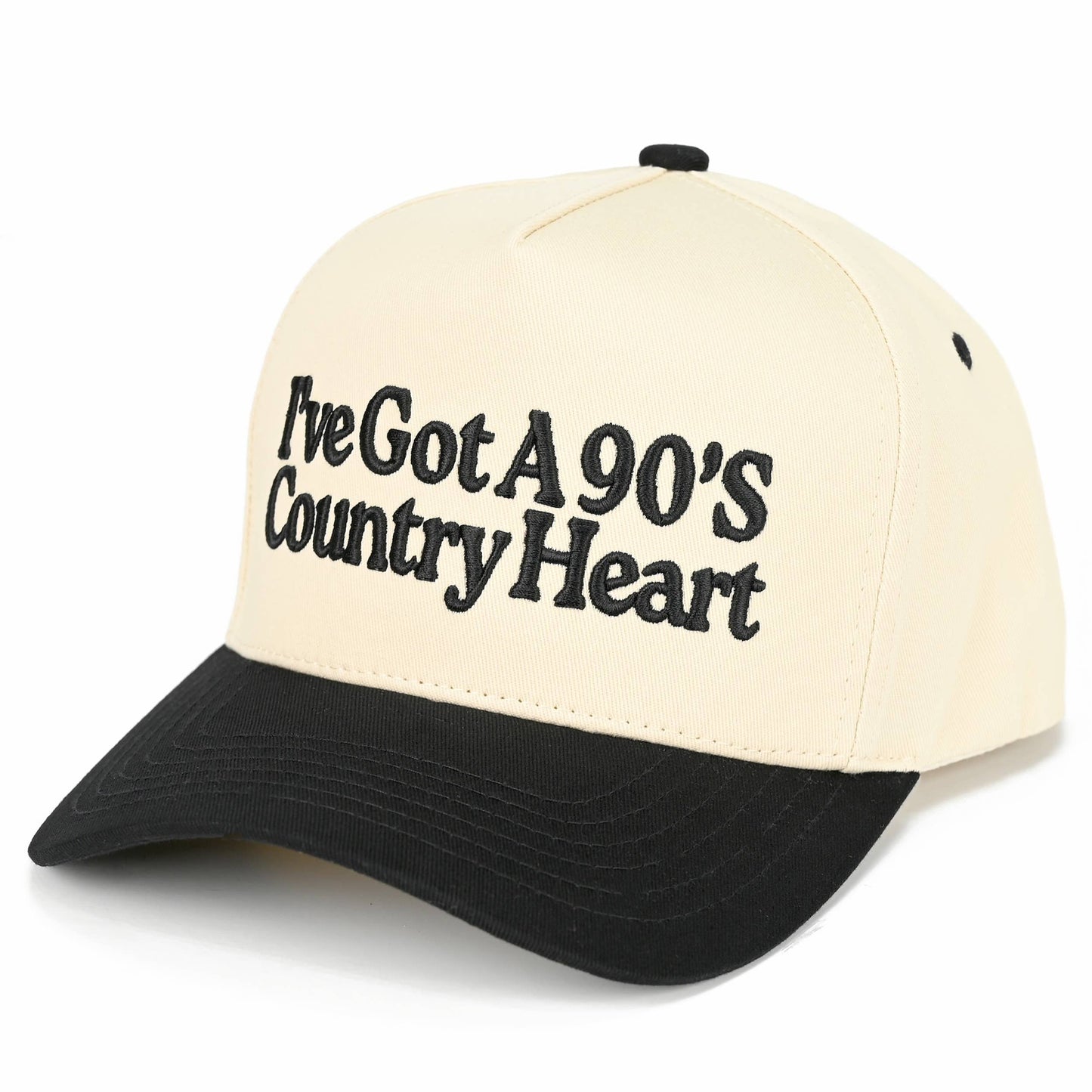 C.C I'VE GOT A 90'S COUNTRY HEART Two Tone Trucker Hat