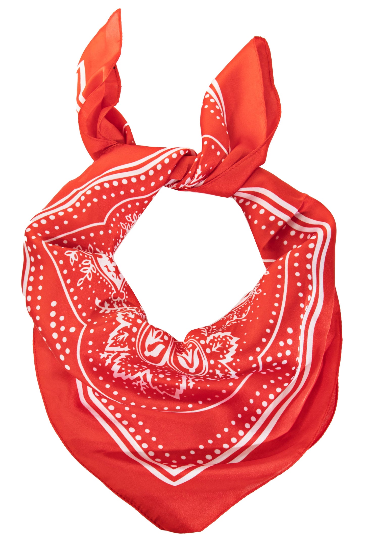 Light Paisley Design Square Bandana Scarf