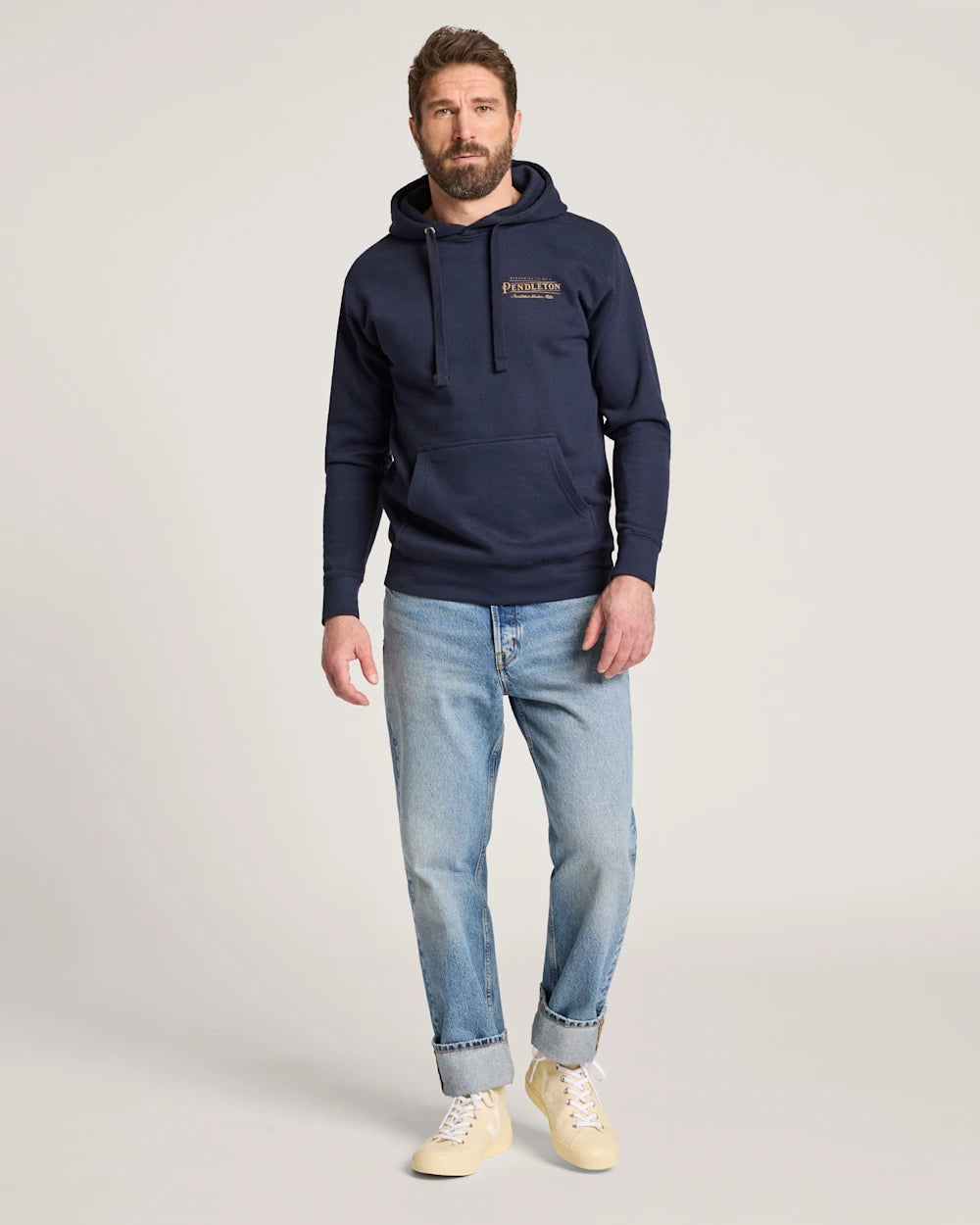 MEN'S HERITAGE LOGO HOODIE PENDLETON