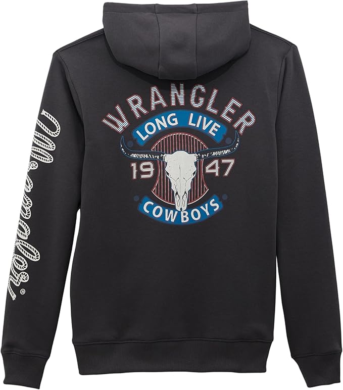 Wrangler Men's Charcoal 1947 Hoodie