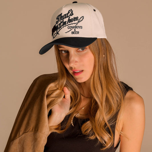 C.C THAT'S WHY I'M HERE Cotton Trucker Cap