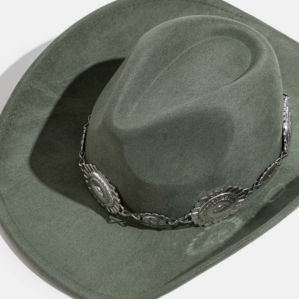 Western Concho Cowboy Hat