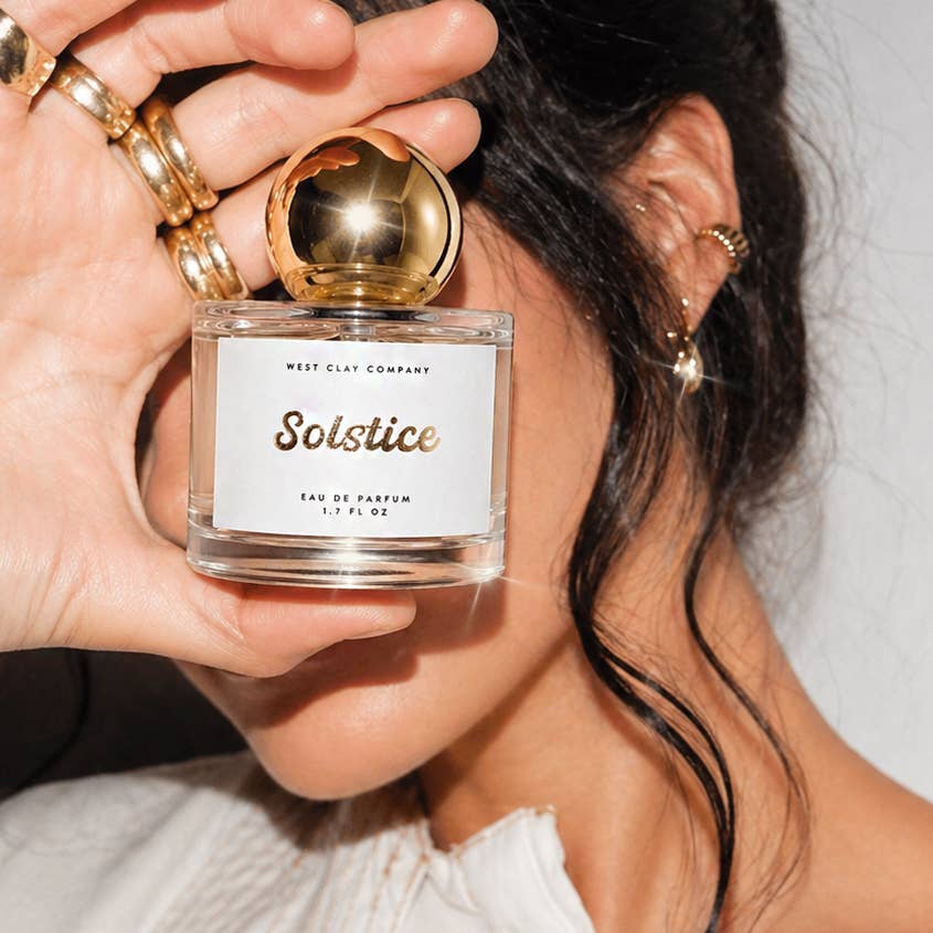 SOLSTICE Perfume with Coconut, Guava + Spun Sugar