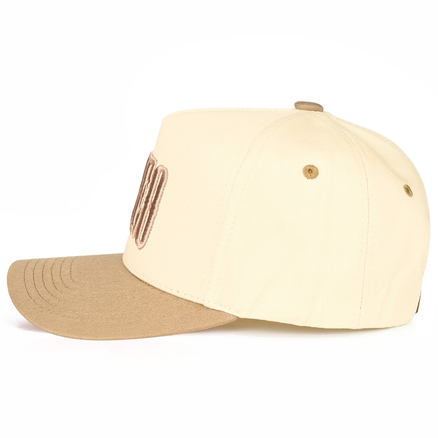 C.C RODEO Letter Embroidered Snapback Trucker Hat