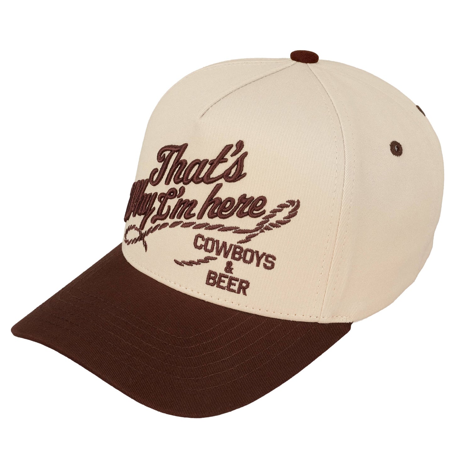 C.C THAT'S WHY I'M HERE Cotton Trucker Cap
