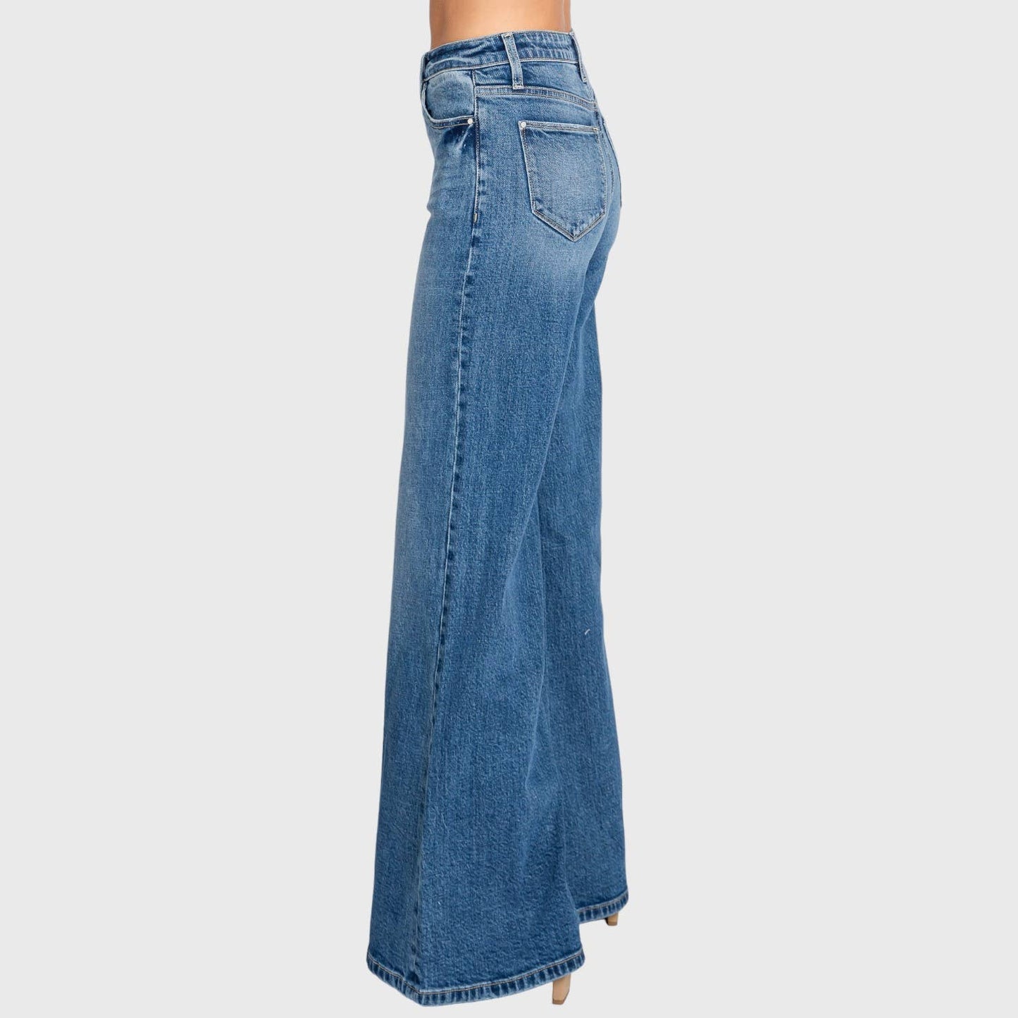 P1081F-MD SUPER SOFT TOUCH HIGH RISE COMFORT WIDE FLARE
