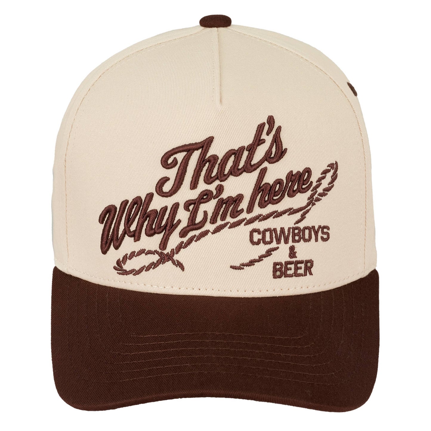 C.C THAT'S WHY I'M HERE Cotton Trucker Cap