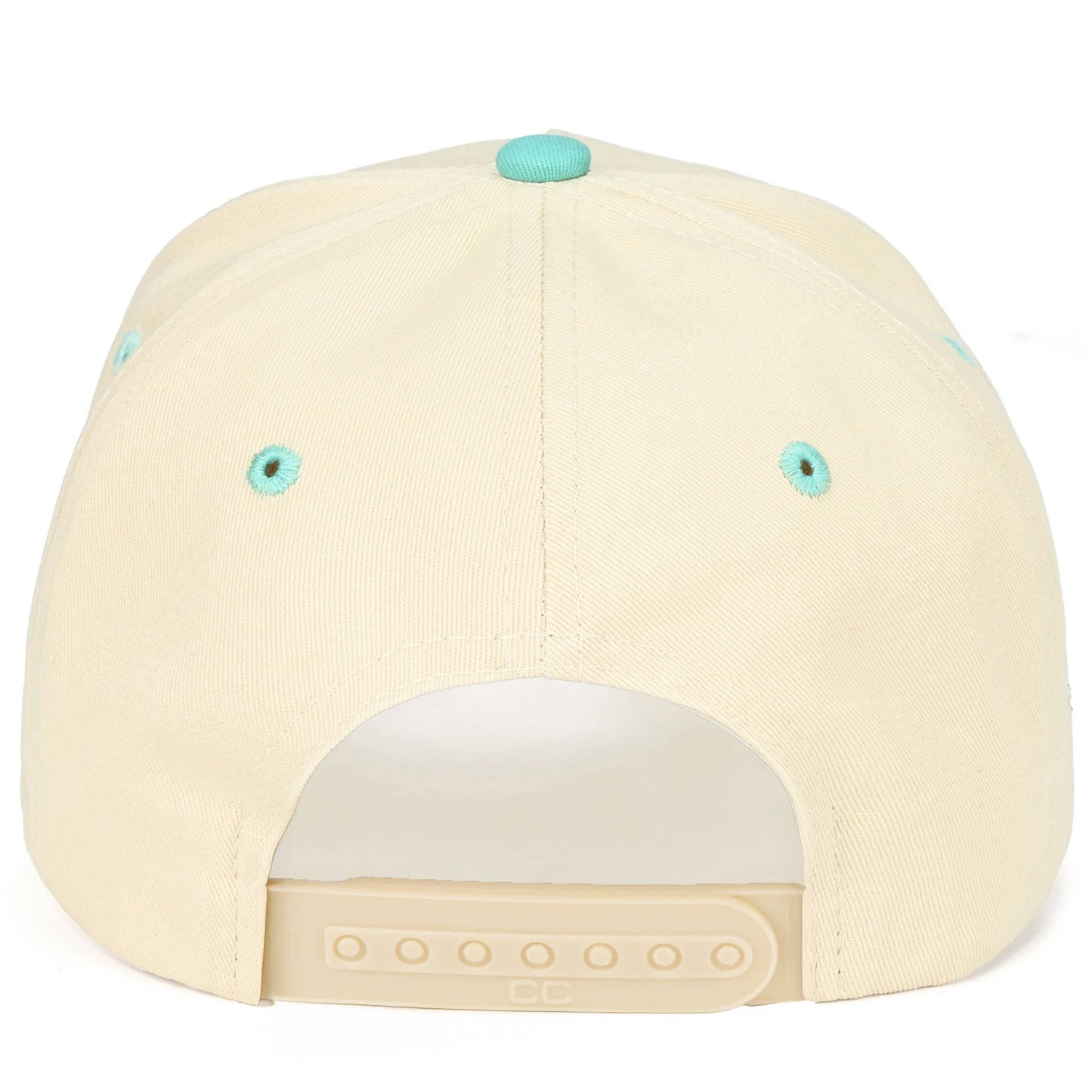 C.C SALTY Letter Embroidered on Two Tone Trucker Hat
