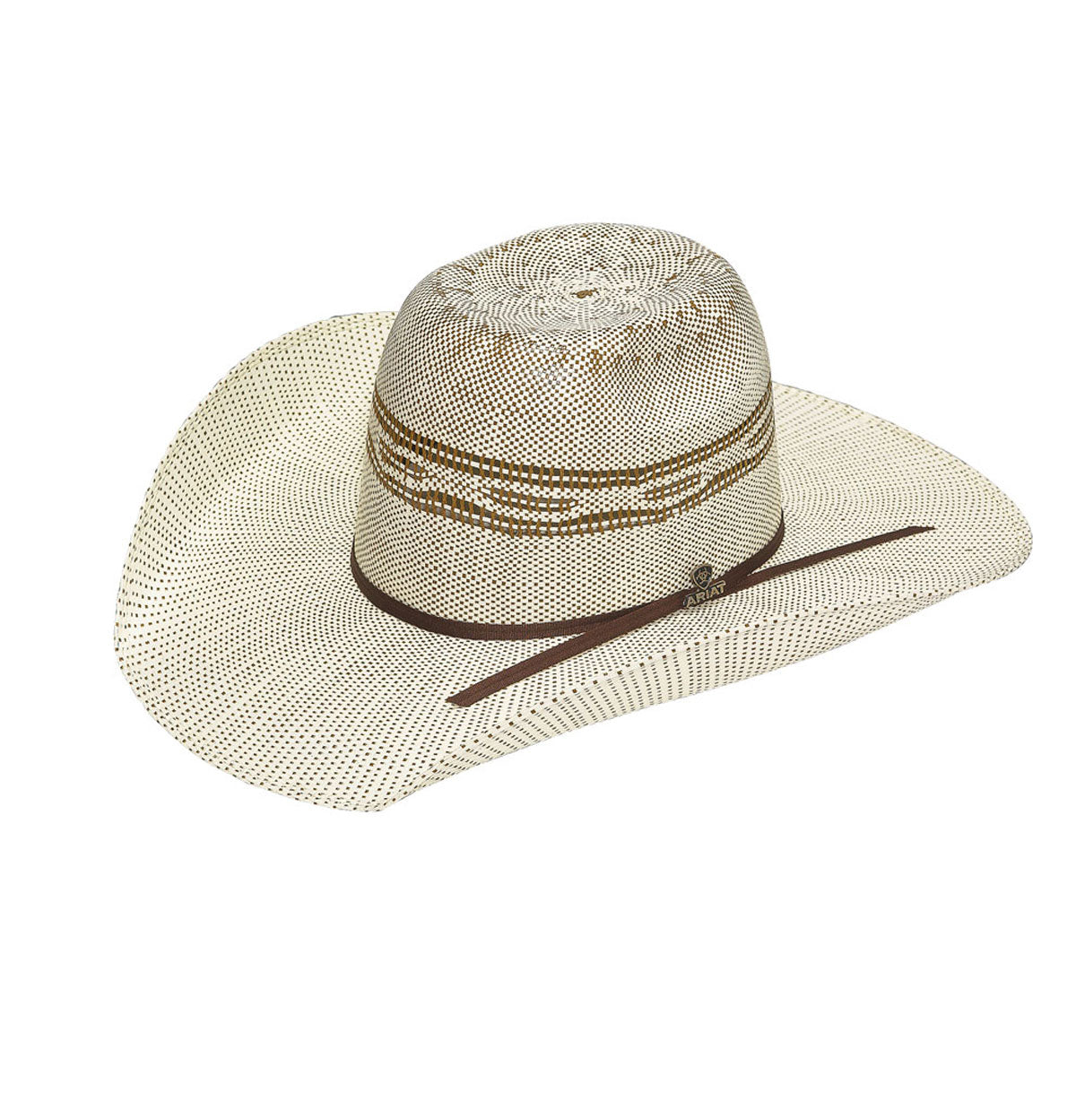 Ariat Bangora Ivory/Brown 2 Cord Chocolate Band Punchy