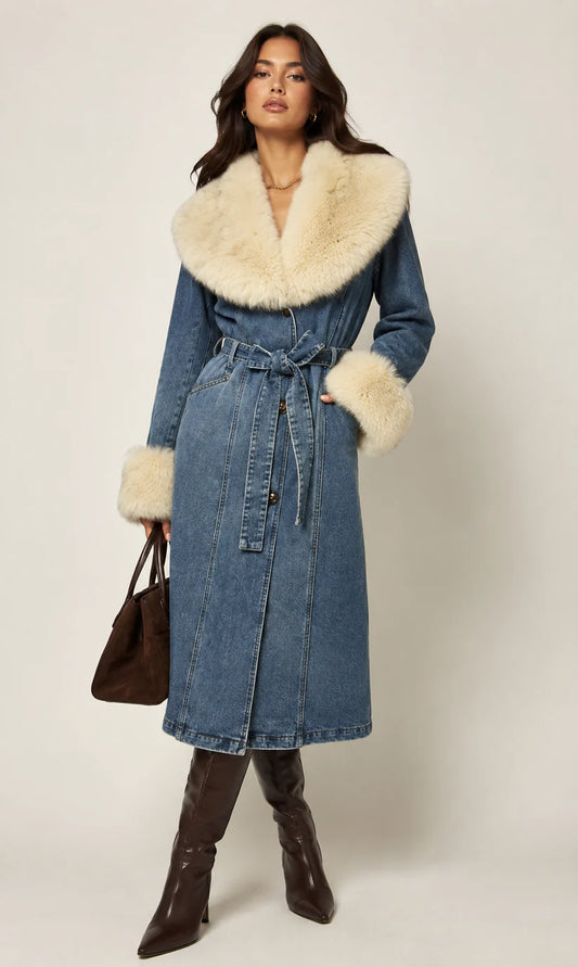 COALITION LA- WASHED BLUE-CREAM (The Winter Wanderlust)