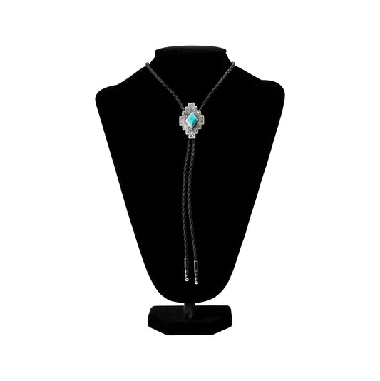 Double S Bolo Tie Southwest Concho