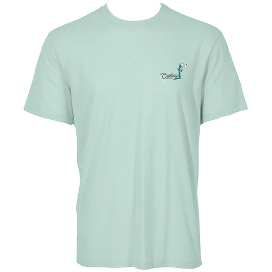"Hooey Hills" Aqua Cowboy Golf T-shirt