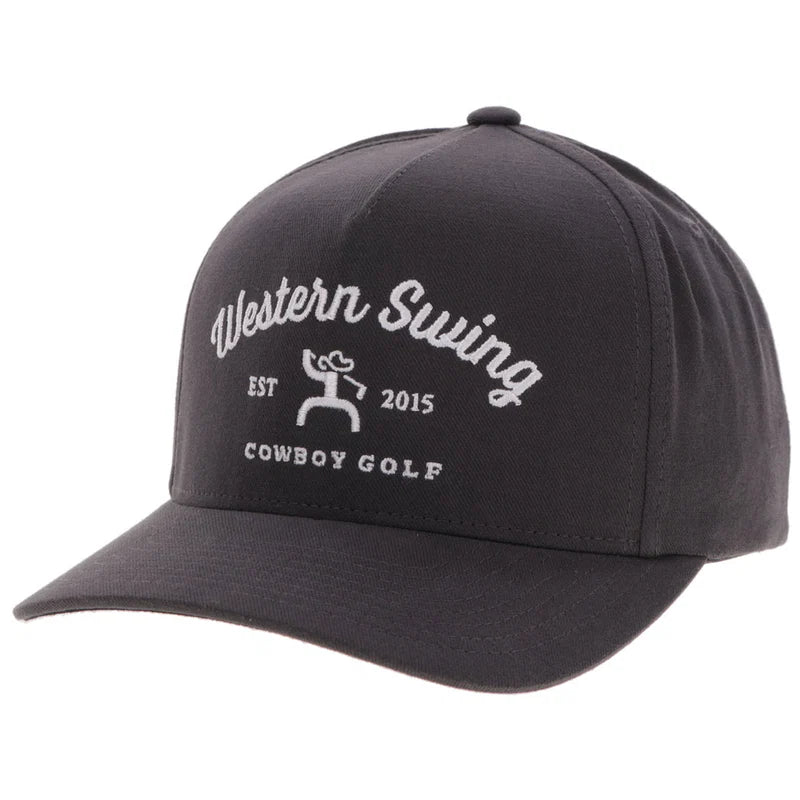 "Western Swing" Hat Grey w/ White Embroidery Logo