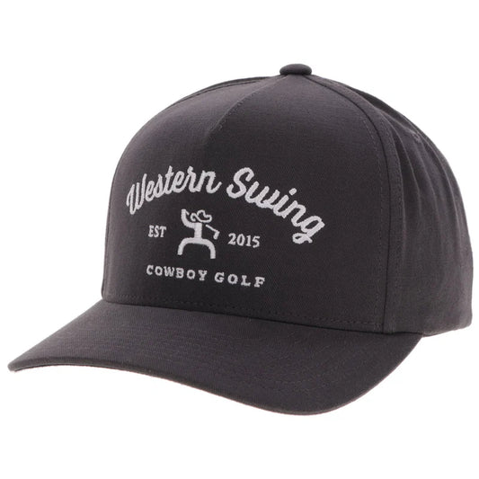 "Western Swing" Hat Grey w/ White Embroidery Logo