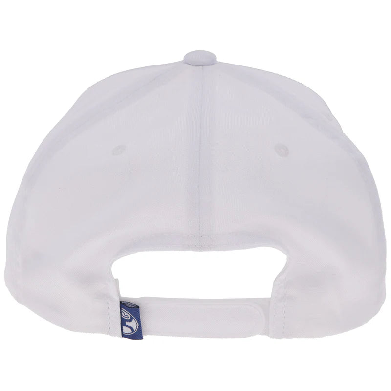 "Wild Ride" Hat White/Navy & Red