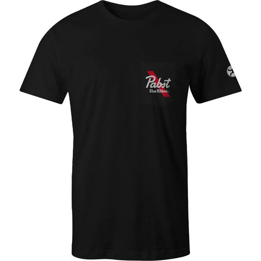 Pabst Blue Ribbon" Black w/Red & White T-Shirt