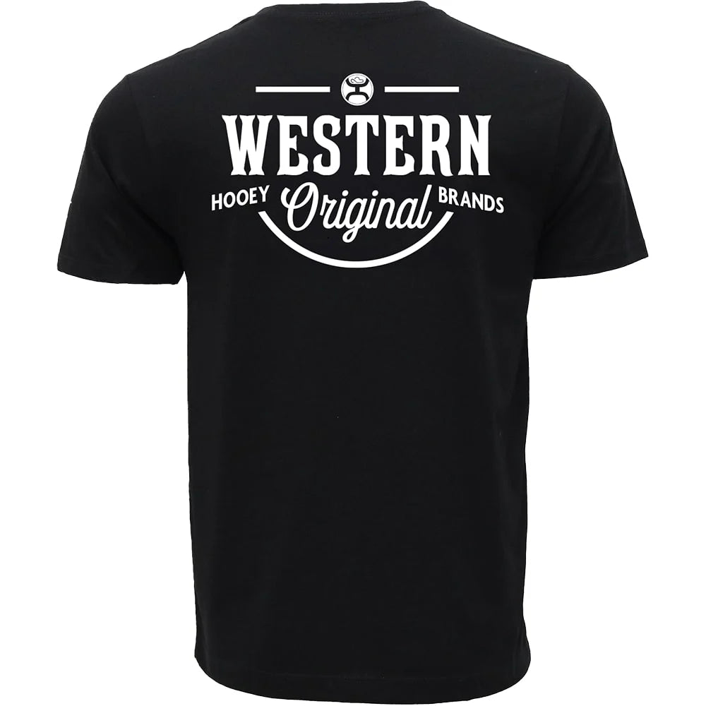 Western OG" T-shirt Black w/White Logo