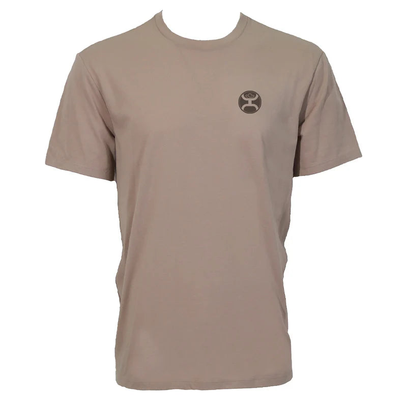 "Flint" Tan w/Camo Hooey Logo T-shirt