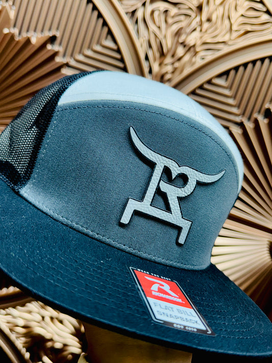Rustic Ranch Wear Black & White Snapback