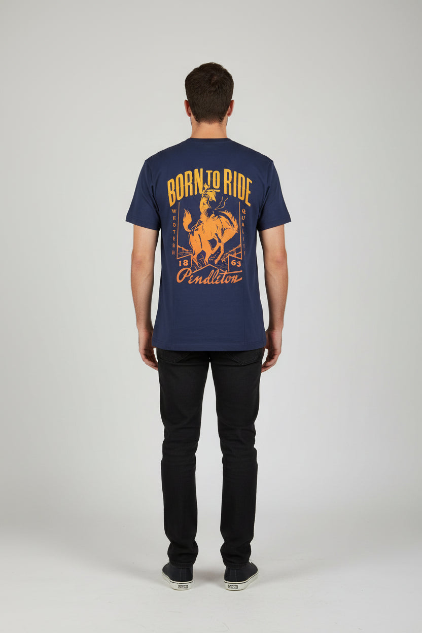 PENDLETON MEN'S BORN TO RIDE 1863 GRAPHIC TEE