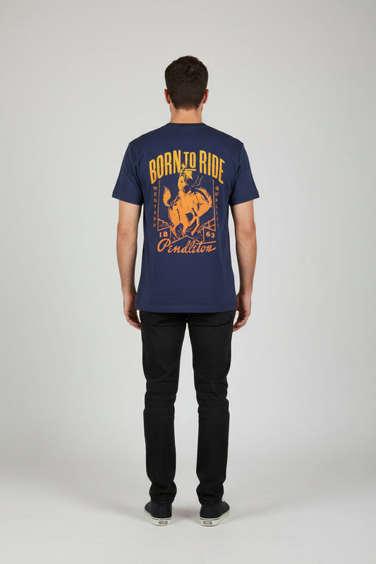 PENDLETON MEN'S BORN TO RIDE 1863 GRAPHIC TEE