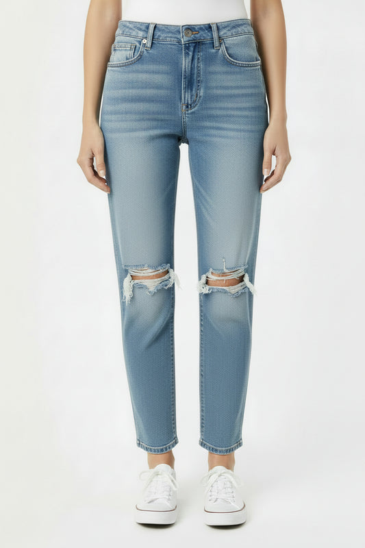 Jelly Jeans Rip- Light Wash
