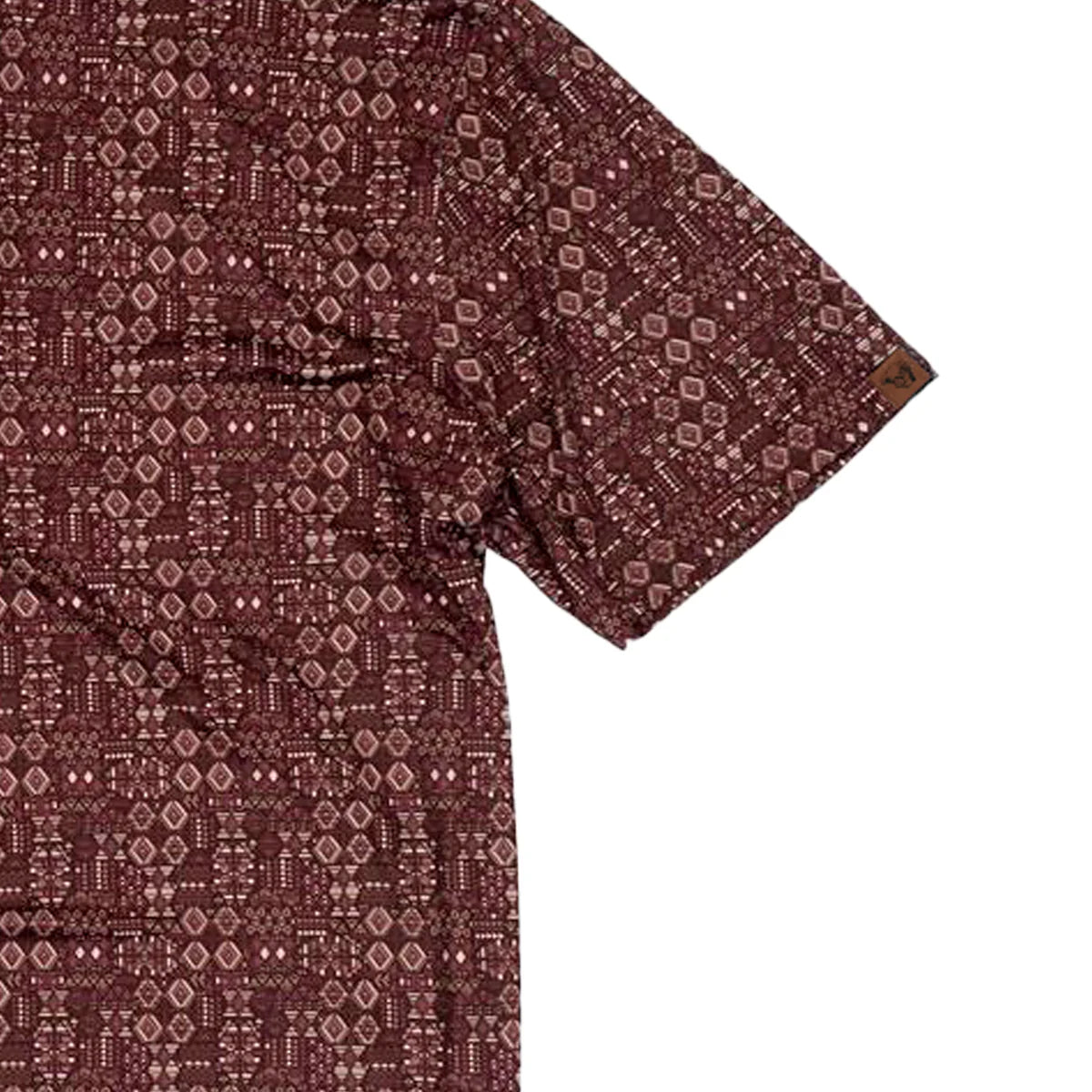 Lazy J Ranch Men's Print Performance Polo Shirt - Maroon