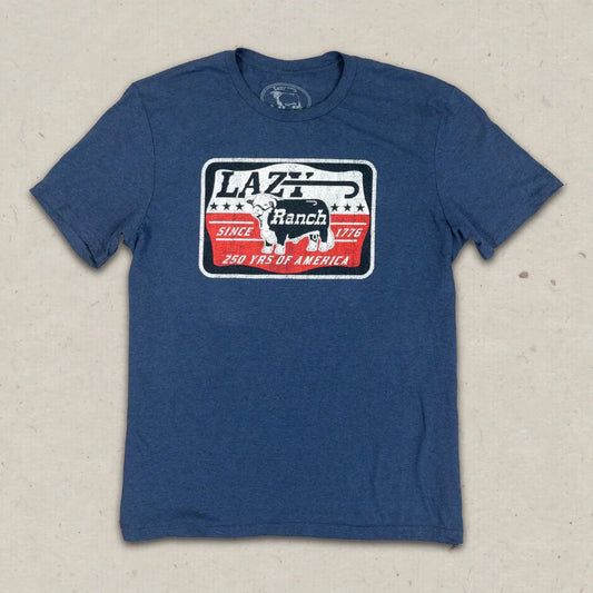 Lazy J Ranch Liberty Short Sleeve T-Shirt - Navy