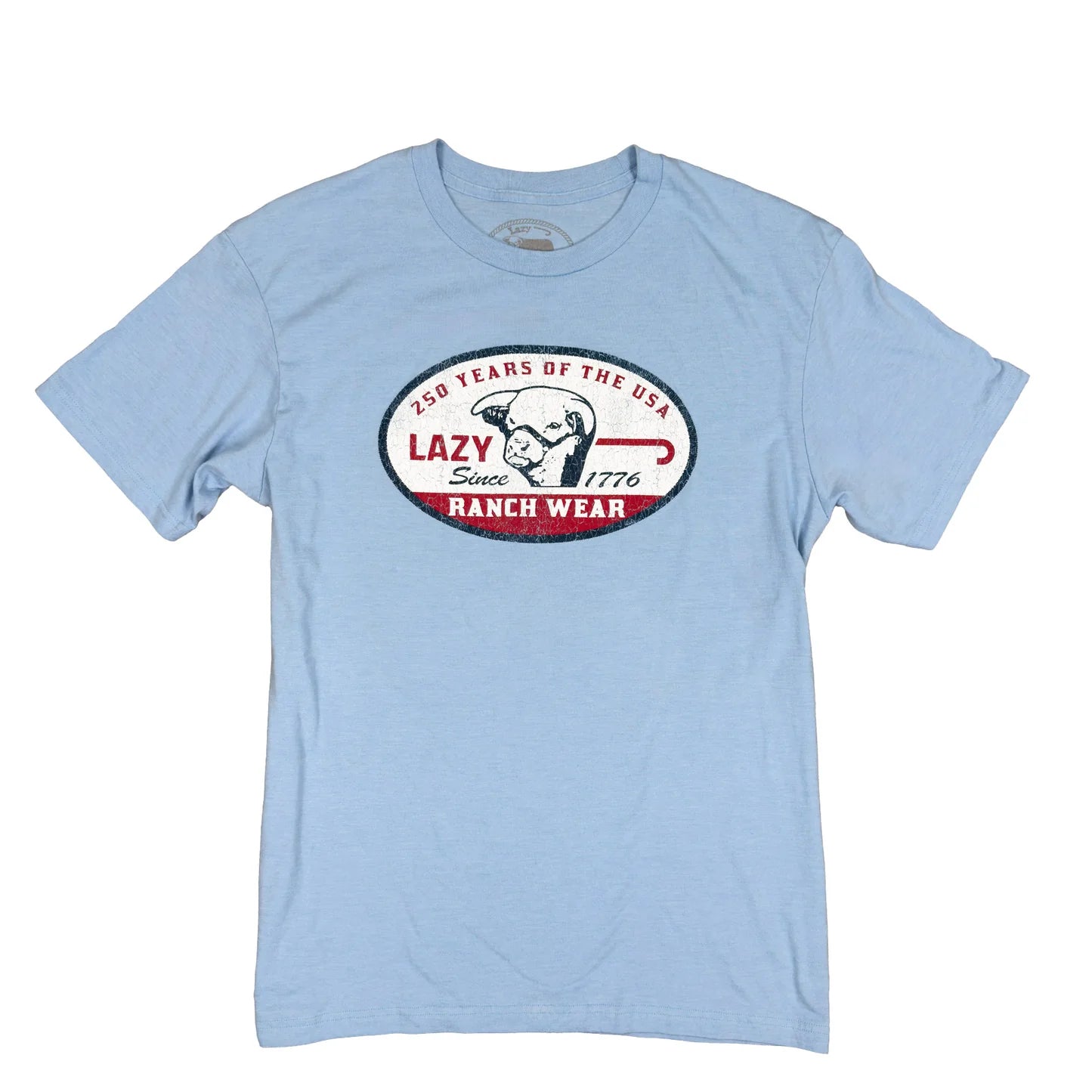 Lazy J Ranch 1776 Short Sleeve T-Shirt - Red