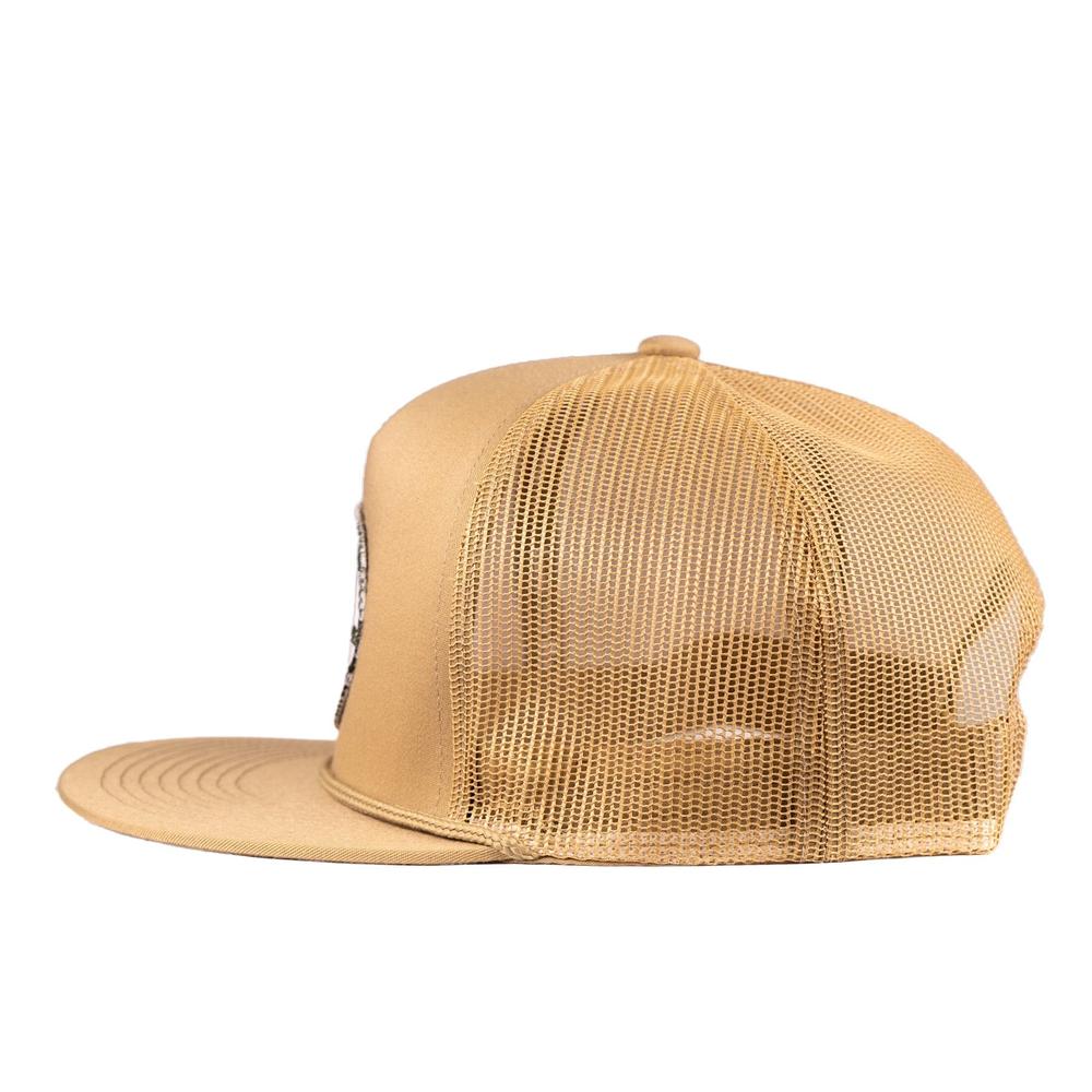 Lazy J Ranch Tan Olive Iconic Breed Classic Rope Trucker Hat