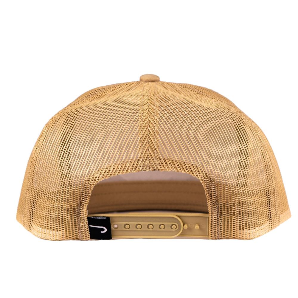 Lazy J Ranch Tan Olive Iconic Breed Classic Rope Trucker Hat