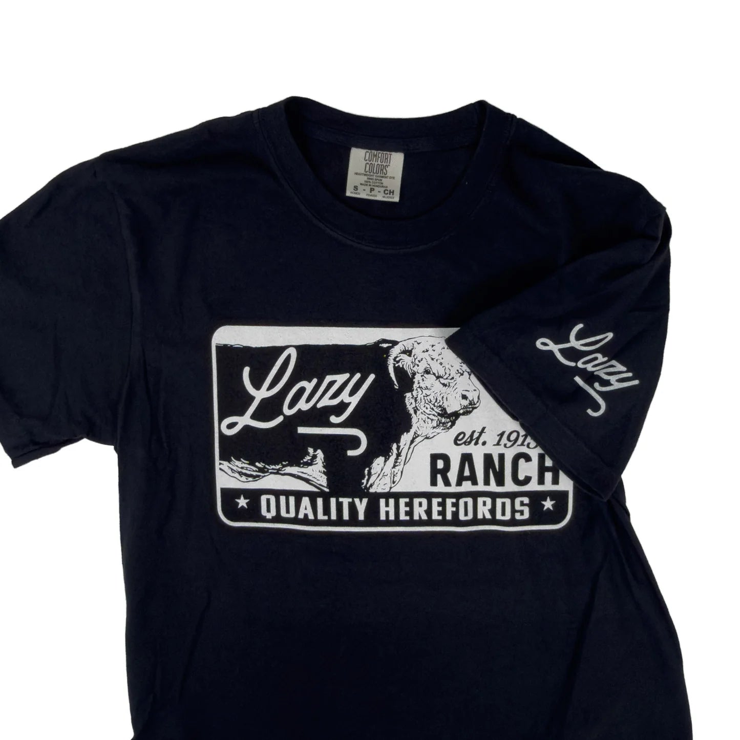 Lazy J Ranch Women's Legado Cropped Short Sleeve T-Shirt - Black
