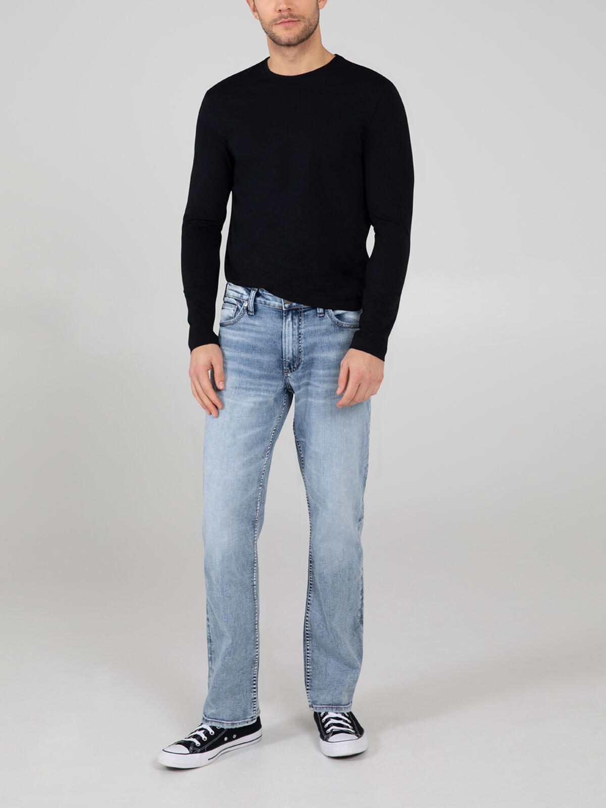Grayson Easy Fit Straight Leg Jeans/Indigo